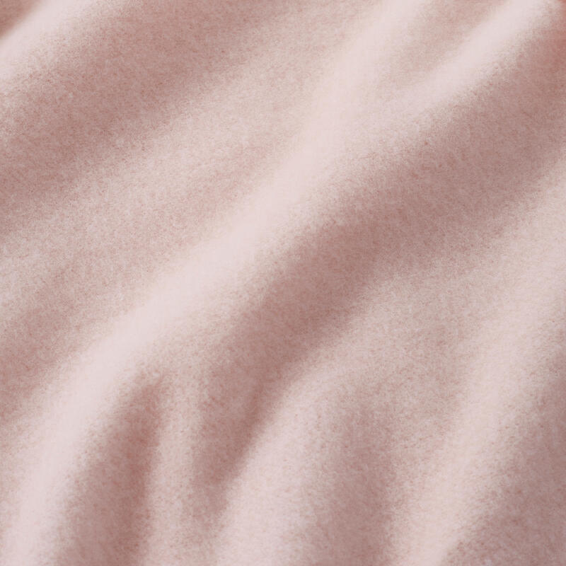 Sweat à capuche coton enfant - quartz rose