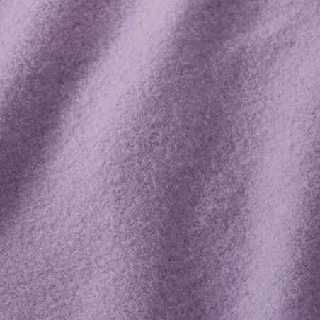 Vaikiškas medvilninis džemperis su gobtuvu, violetinis