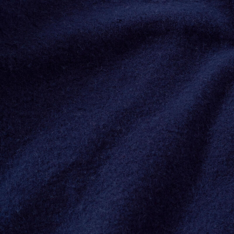 Felpa bambino unisex ginnastica cotone pesante con cappuccio blu