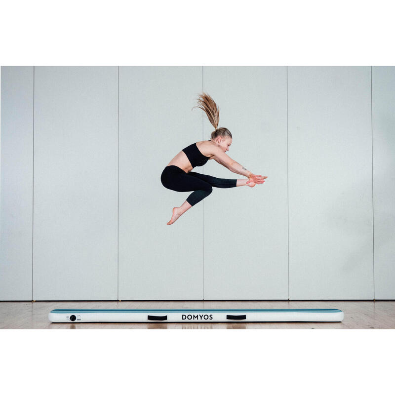 Pistă gonflabilă Gimnastică 3 m Albastru 
