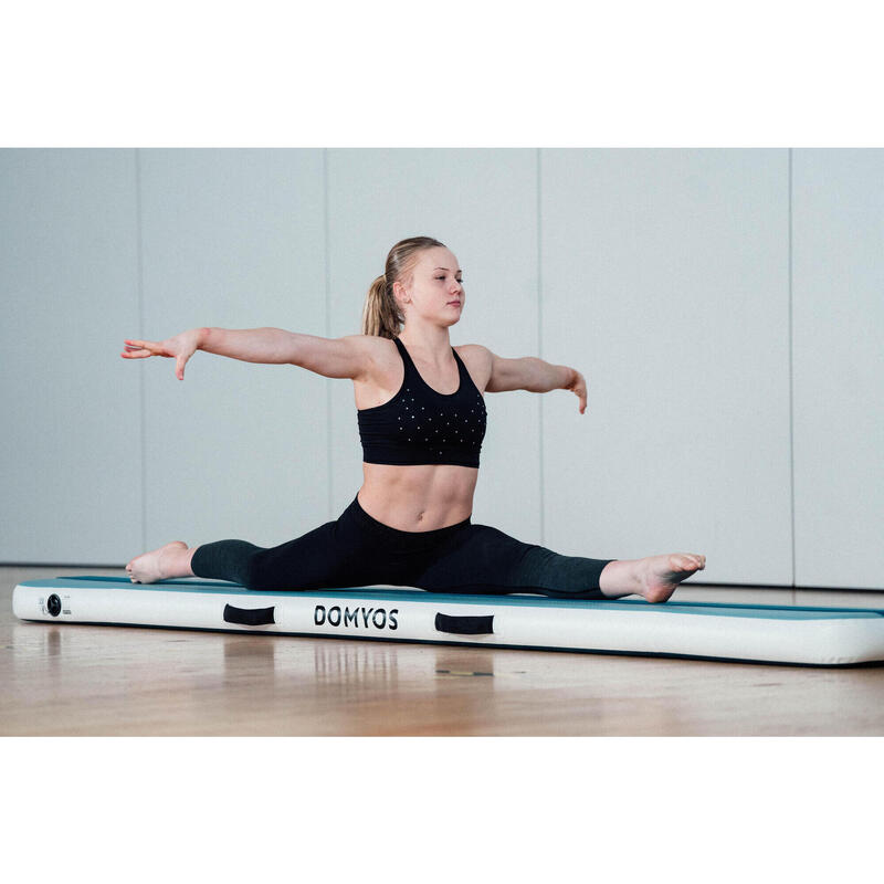 Pistă gonflabilă Gimnastică 3 m Albastru 