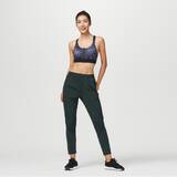 Women's Fitness Cardio Carrot-Cut Jogging Bottoms - Green