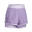 女童二合一短褲－紫色