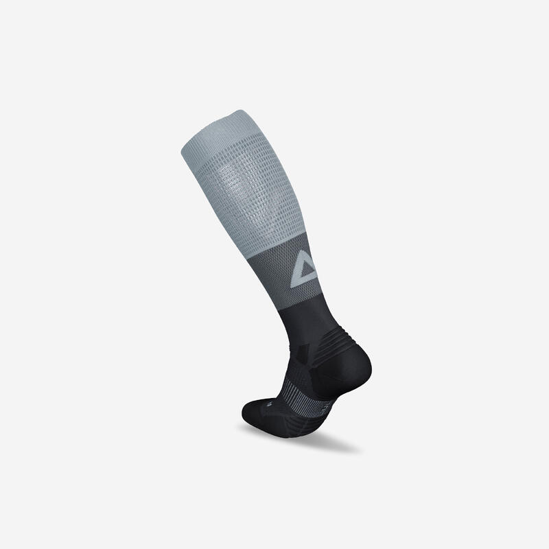 Chaussettes de compression running KIPRUN 500 noires