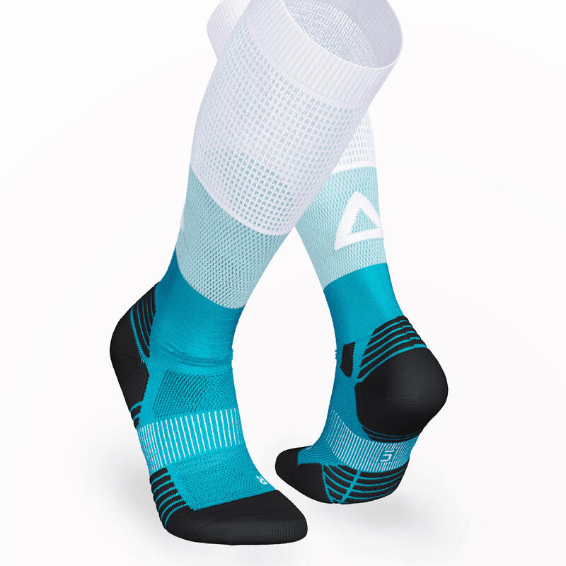 Chaussettes de Contention pour Hommes et Femmes, Bas de Contention,  Chaussettes de Compression Femme/Homme pour Sport, Course,  athlétisme,Trekking