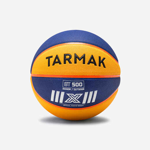 
      PELOTA DE BÁSQUETBOL BT500 NARANJO AZUL
  