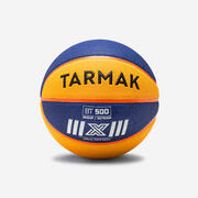 Basketbalový míč 3x3 BT500 velikost 6 modro-žlutý