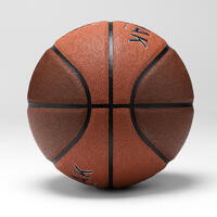 Braon-narandžasta lopta za košarku BT500 (veličine 7, za odrasle)