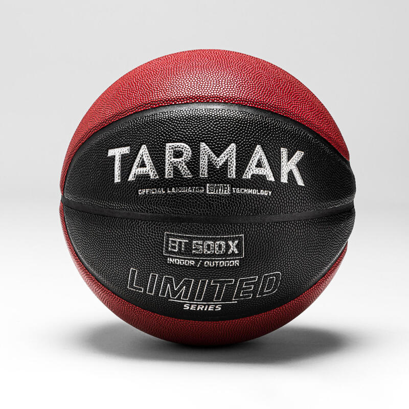Pallone basket BT 500 GRIP LTD taglia 7 rosso-nero