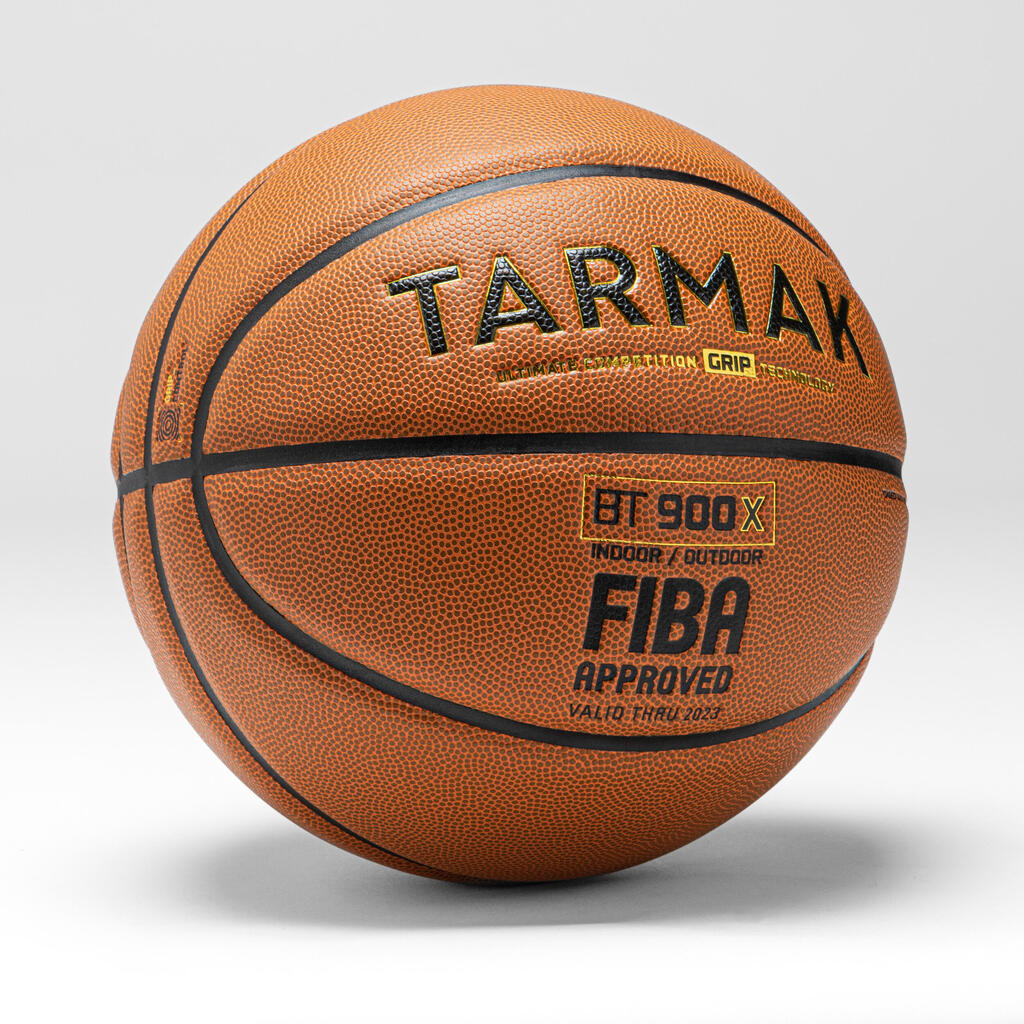 БАСКЕТБОЛНА ТОПКА FIBA BT900 GRIP TOUCH, РАЗМЕР 7, ОРАНЖЕВА