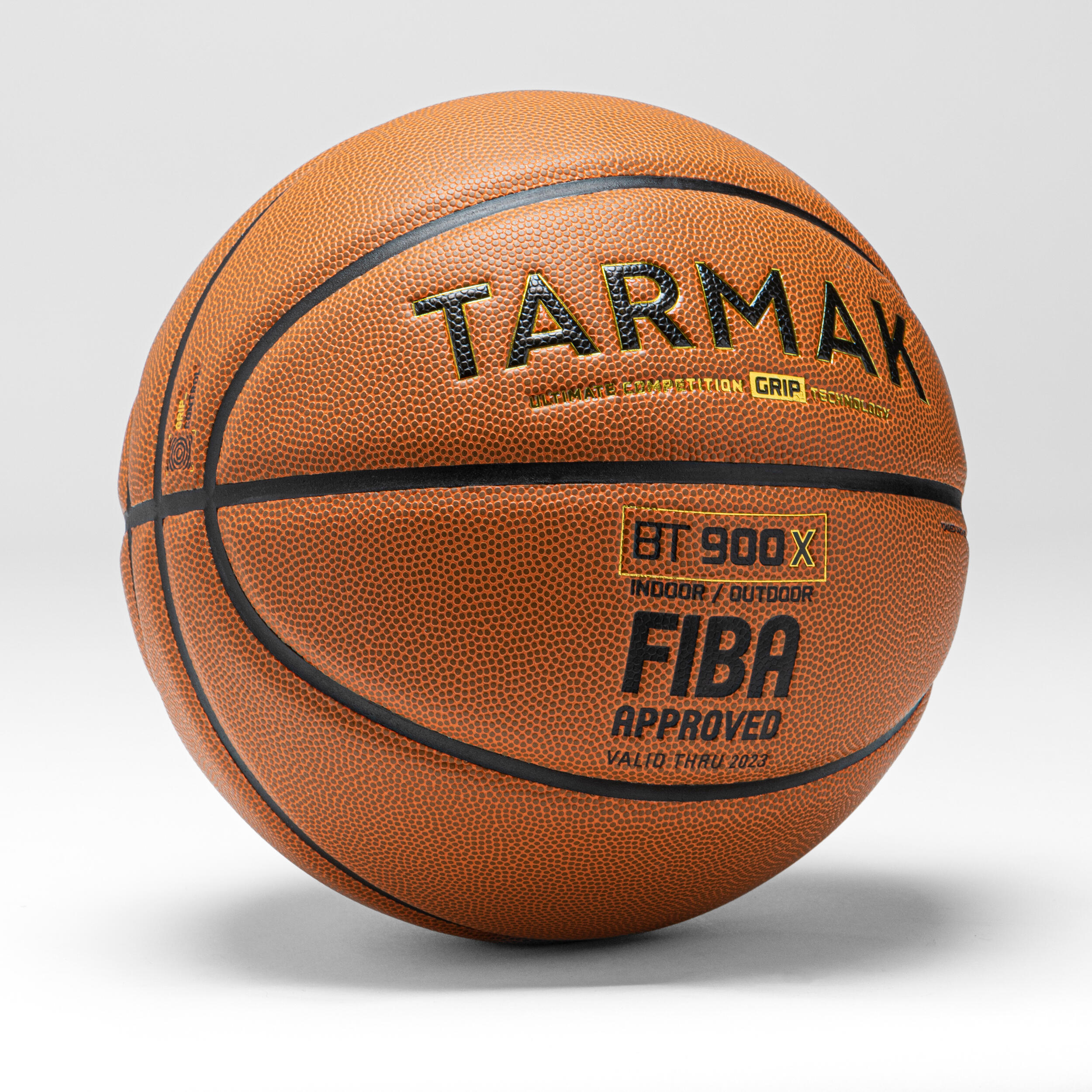 Size 7 FIBA Basketball BT900 Grip Touch - Orange 6/6