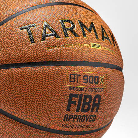 Size 7 FIBA Basketball BT900 Grip Touch - Orange