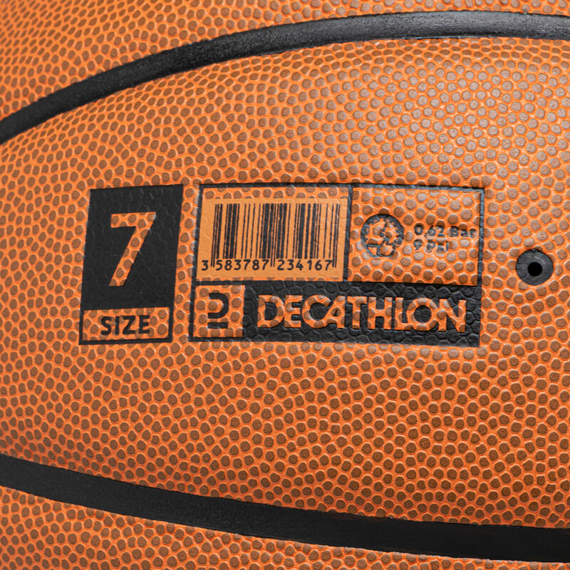 Bola de Basquetebol FIBA Tamanho 7 BT900 Grip Touch Laranja
