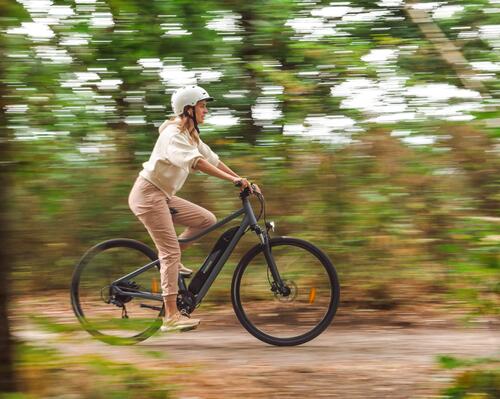 Trapondersteuning van een elektrische fiets