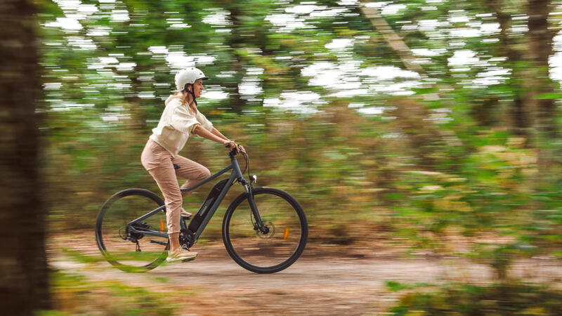 Trapondersteuning van een elektrische fiets