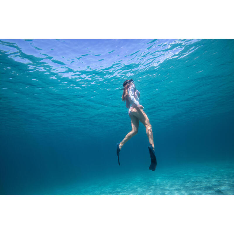 Labe de înot scufundări și snorkeling FF 100 scurte Negru Adulți