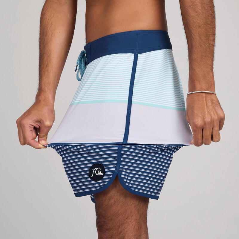 Boardshort Homme stretch bleu clair 18'