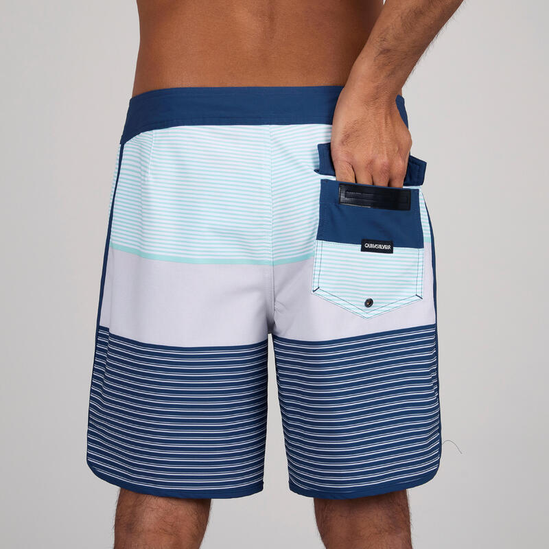 Boardshort Homme stretch bleu clair 18'