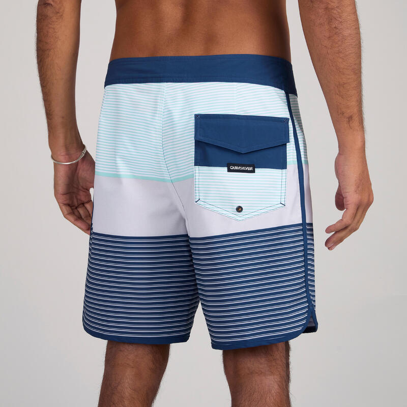 Boardshort Hombre Azul Claro Stretch 18'