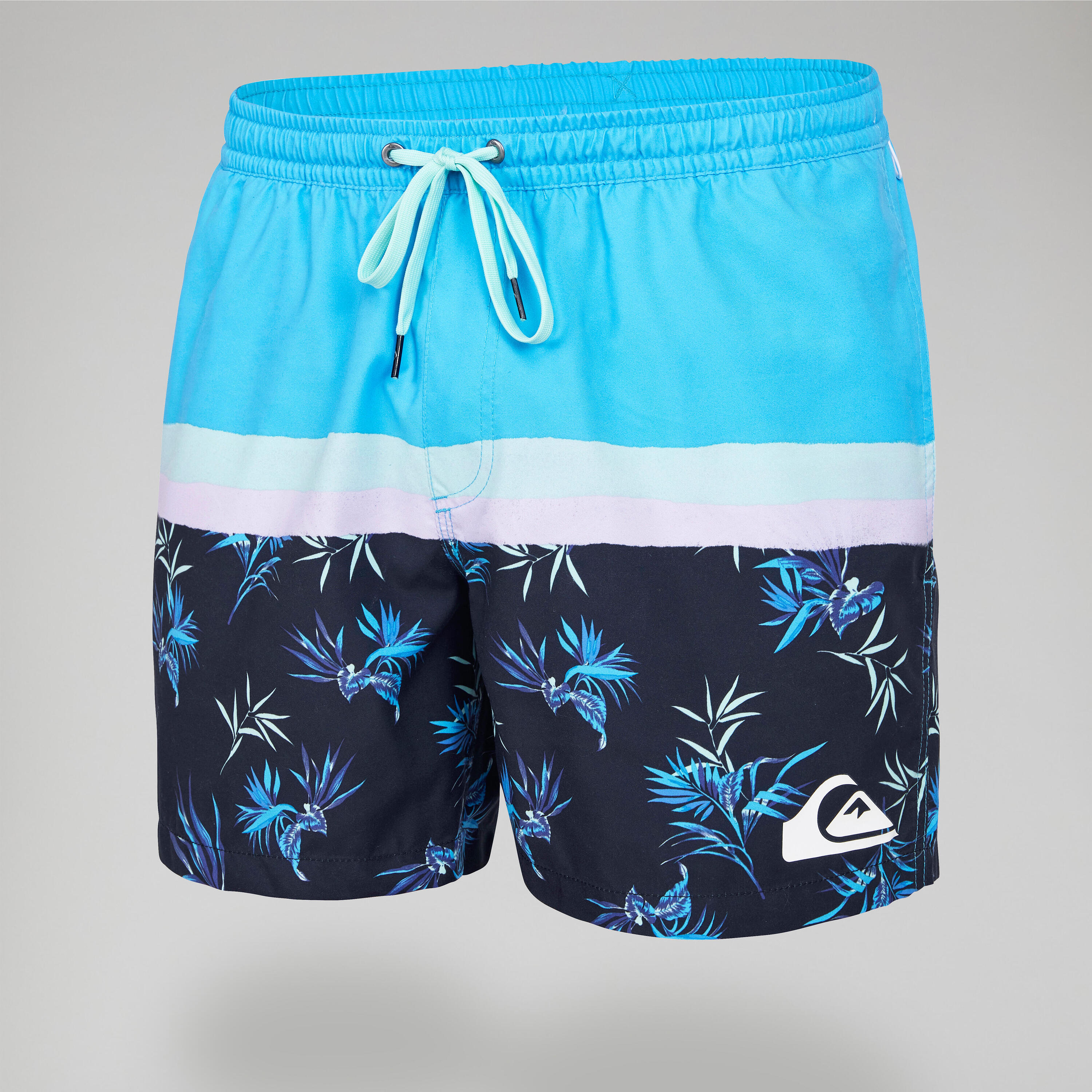 Boardshort Court Homme Bleu 2/6
