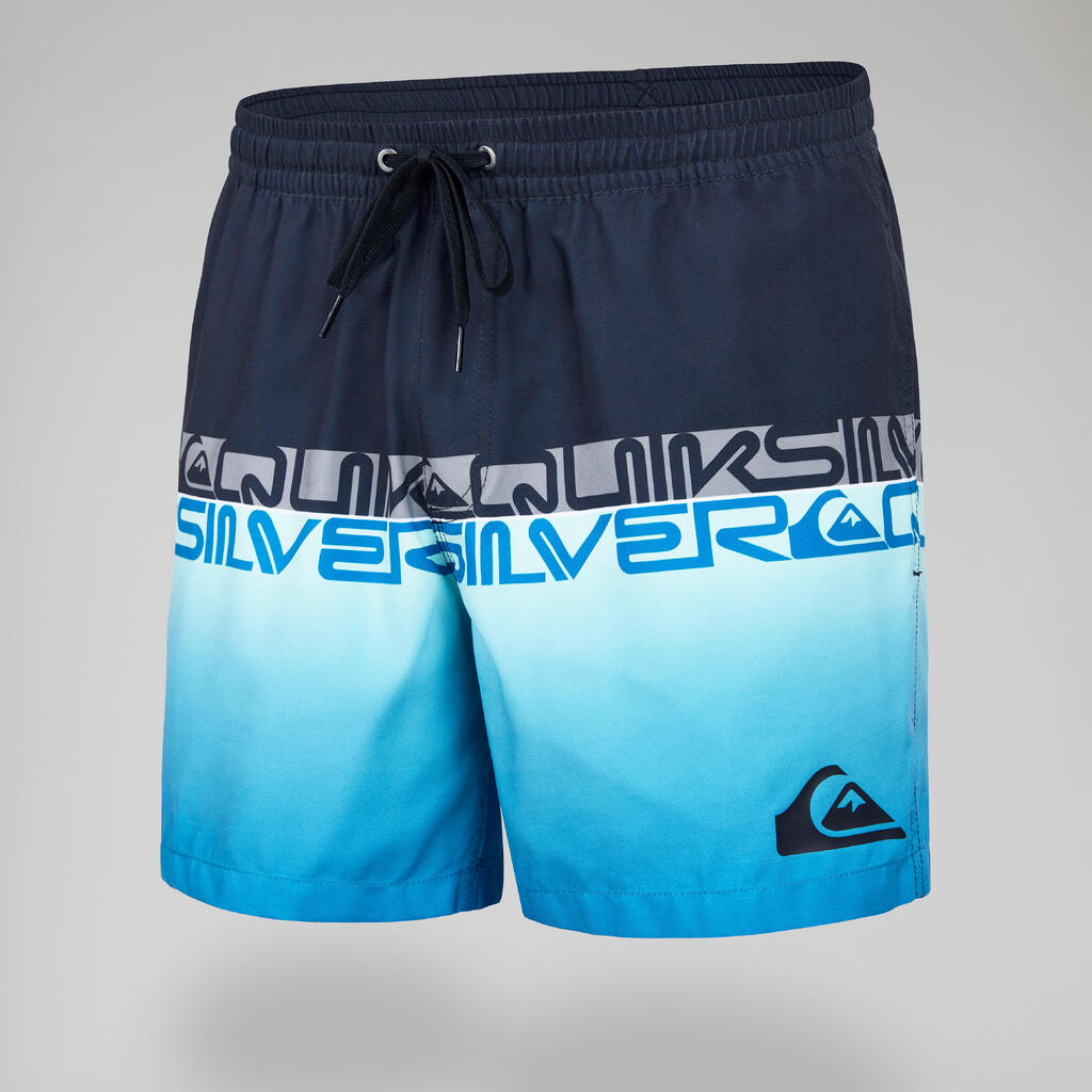 Men's short boardshorts black blue