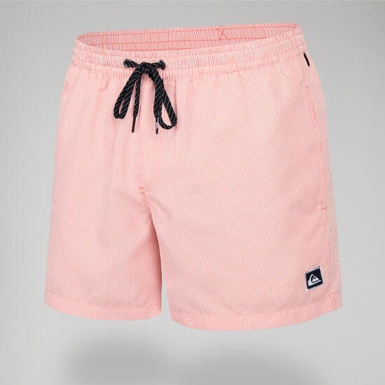Pantaloncini uomo QUIKSILVER VOLLEY DELUXE corti rosa