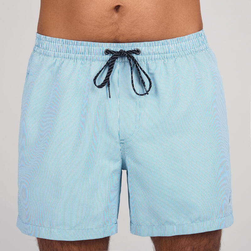 Boardshort Court Homme Bleu rayé