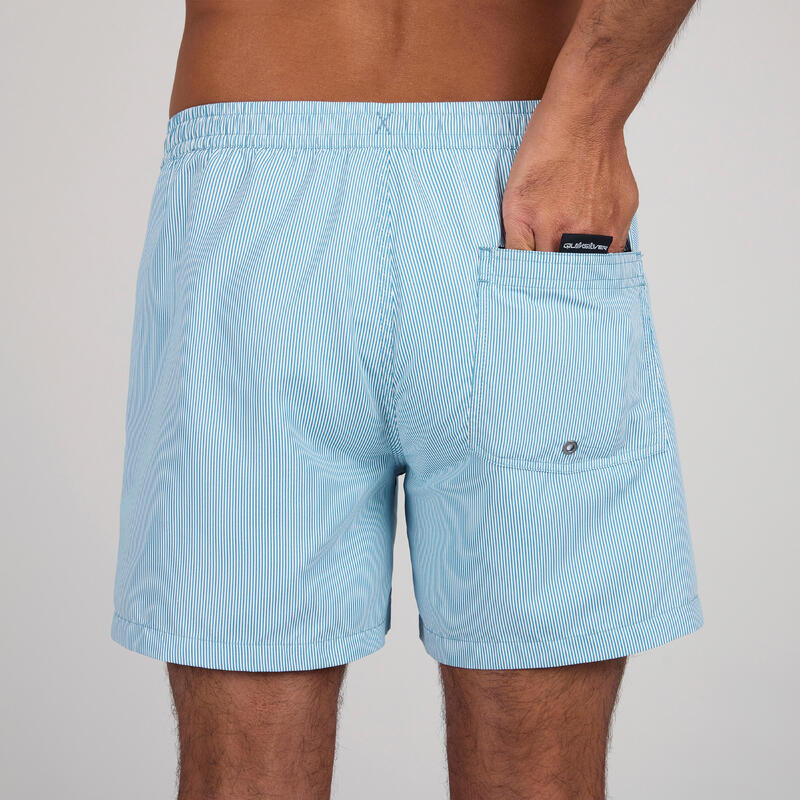 Bañador Hombre corto Quicksilver azul rayado