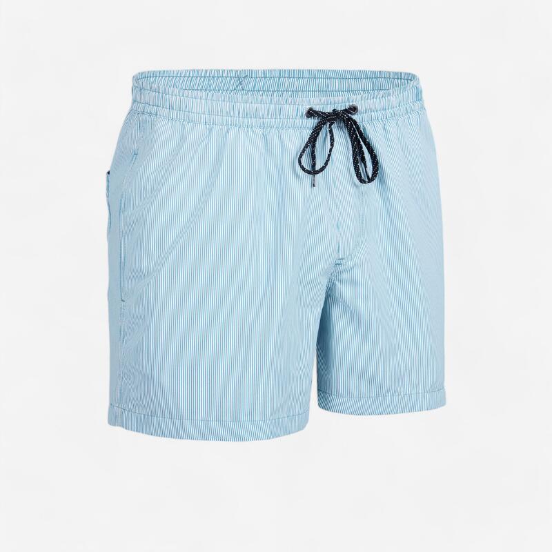 Boardshort Court Homme Bleu rayé