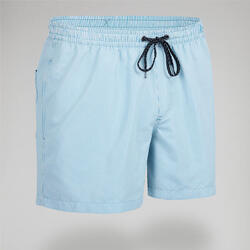 Korte boardshort voor heren blauw gestreept