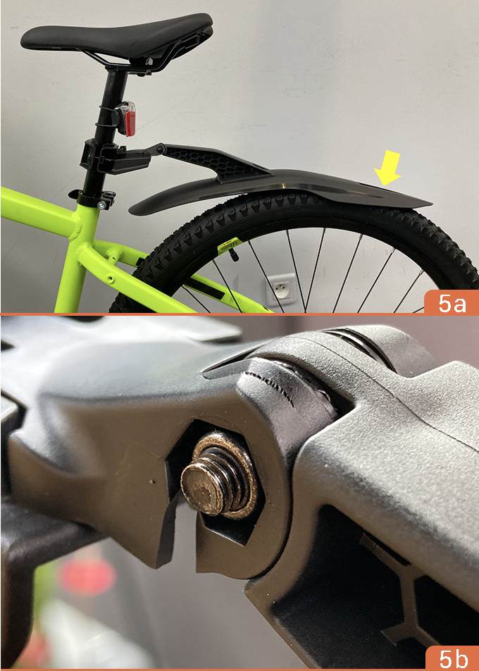 GARDE BOUE VTT ROCKRIDER : notice, réparation