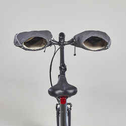 Warm, Waterproof Removable City Bike Cuffs 940 - Grey