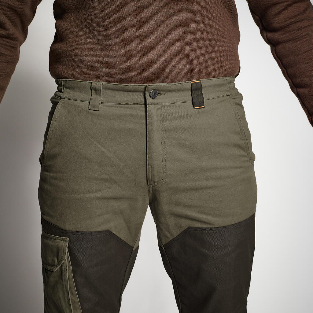 Hunting trousers reinforced two-tone 520 green