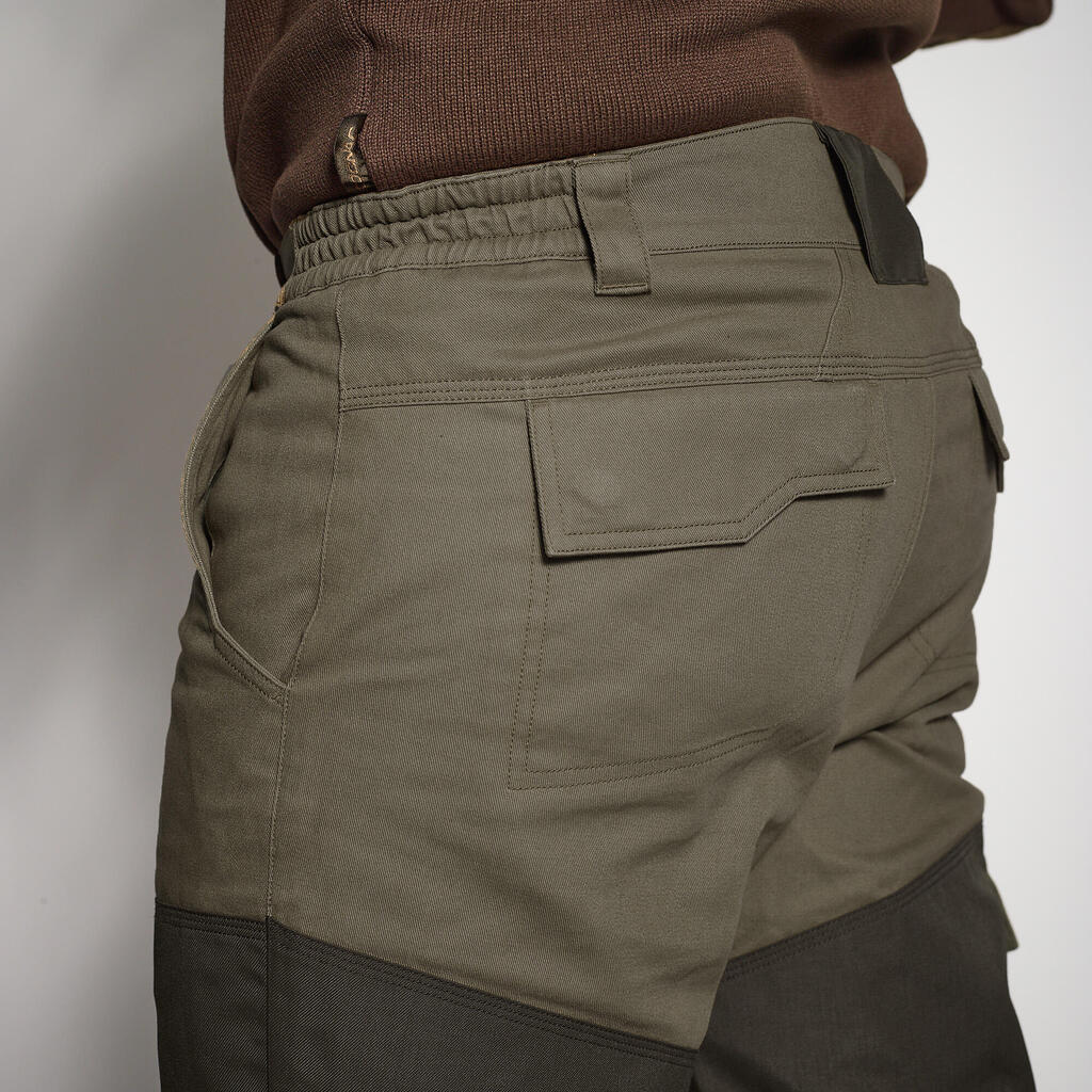 Hunting trousers reinforced two-tone 520 green