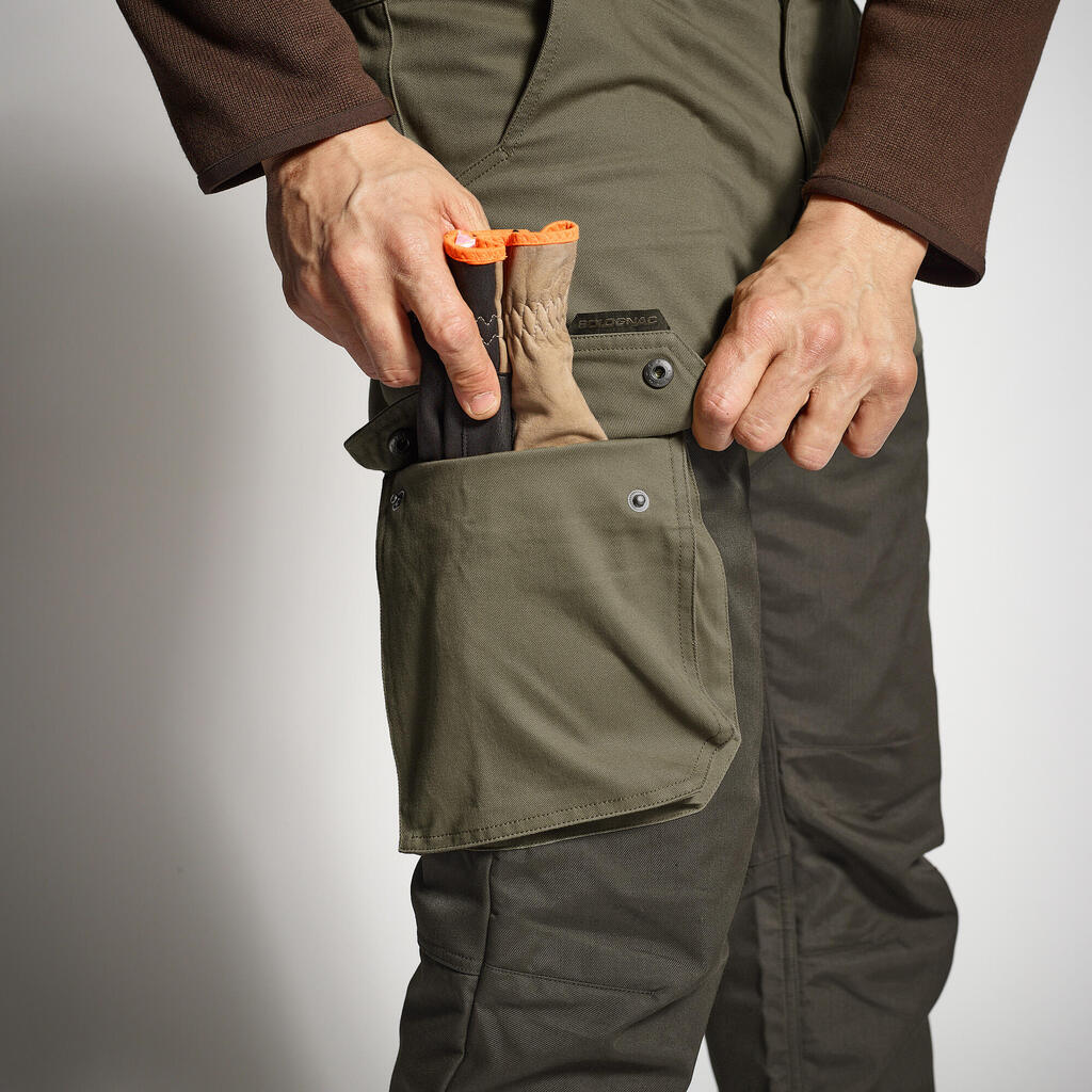 Hunting trousers reinforced two-tone 520 green