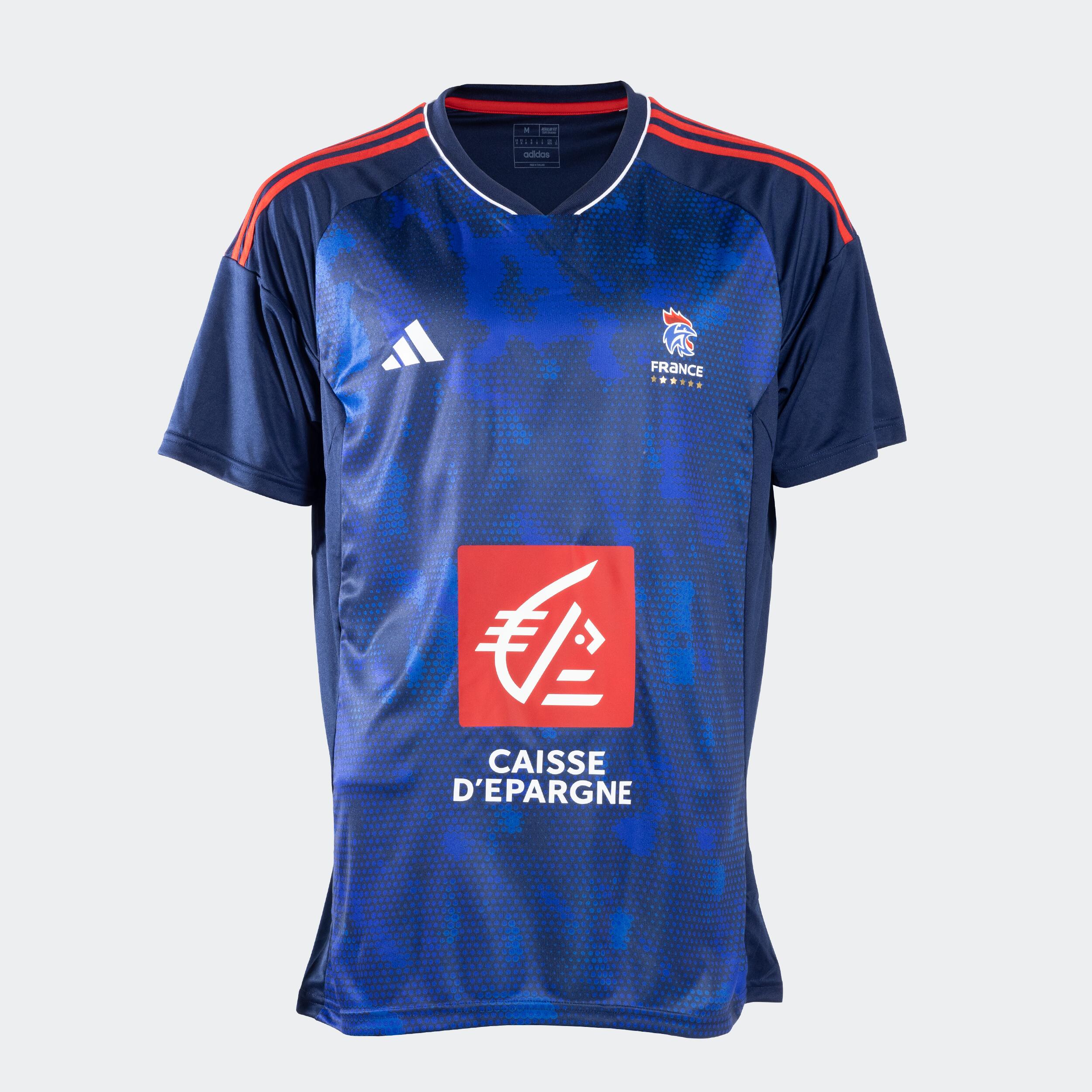 ADIDAS Maillot Handball &#xC9;quipe De France Masculine Coupe Homme - Officiel 2024