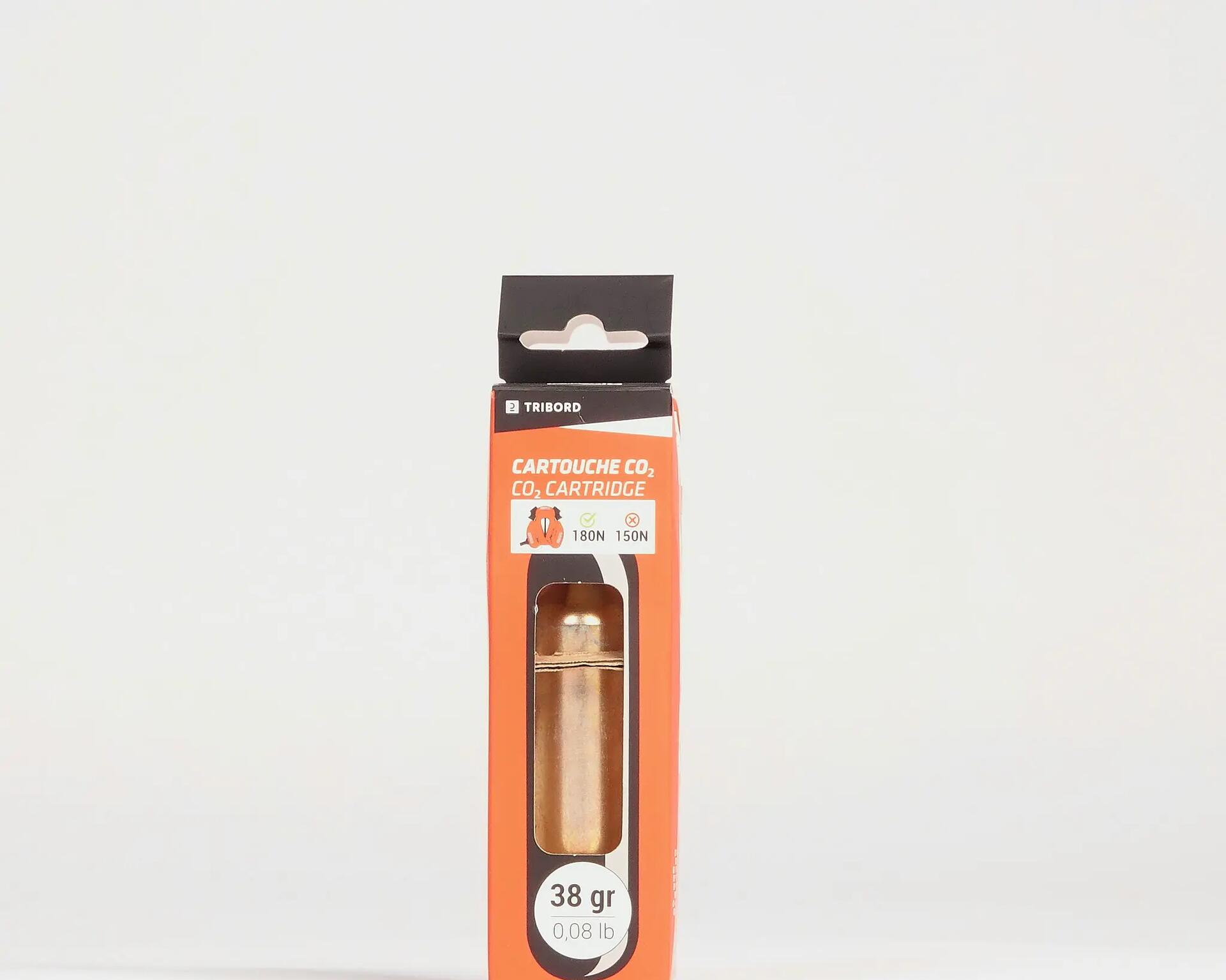 38g CO² tank 180N LIfejacket