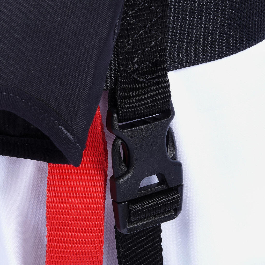 Pieaugušo piepūšama glābšanas veste “LJ 150N+ Air”, ierobežota izlaiduma modelis, melna