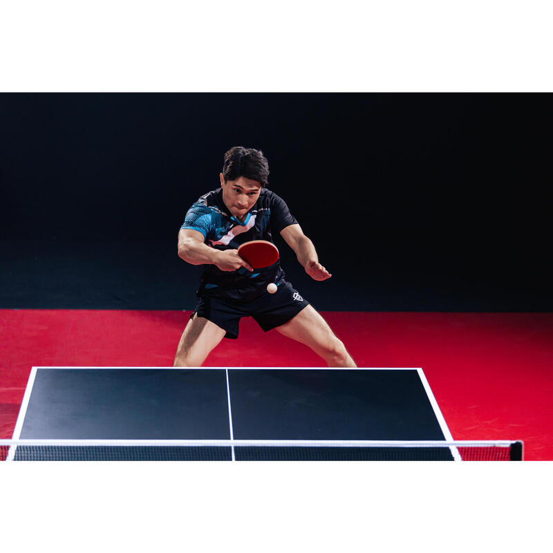 T-shirt ping pong uomo TTP 560 blu