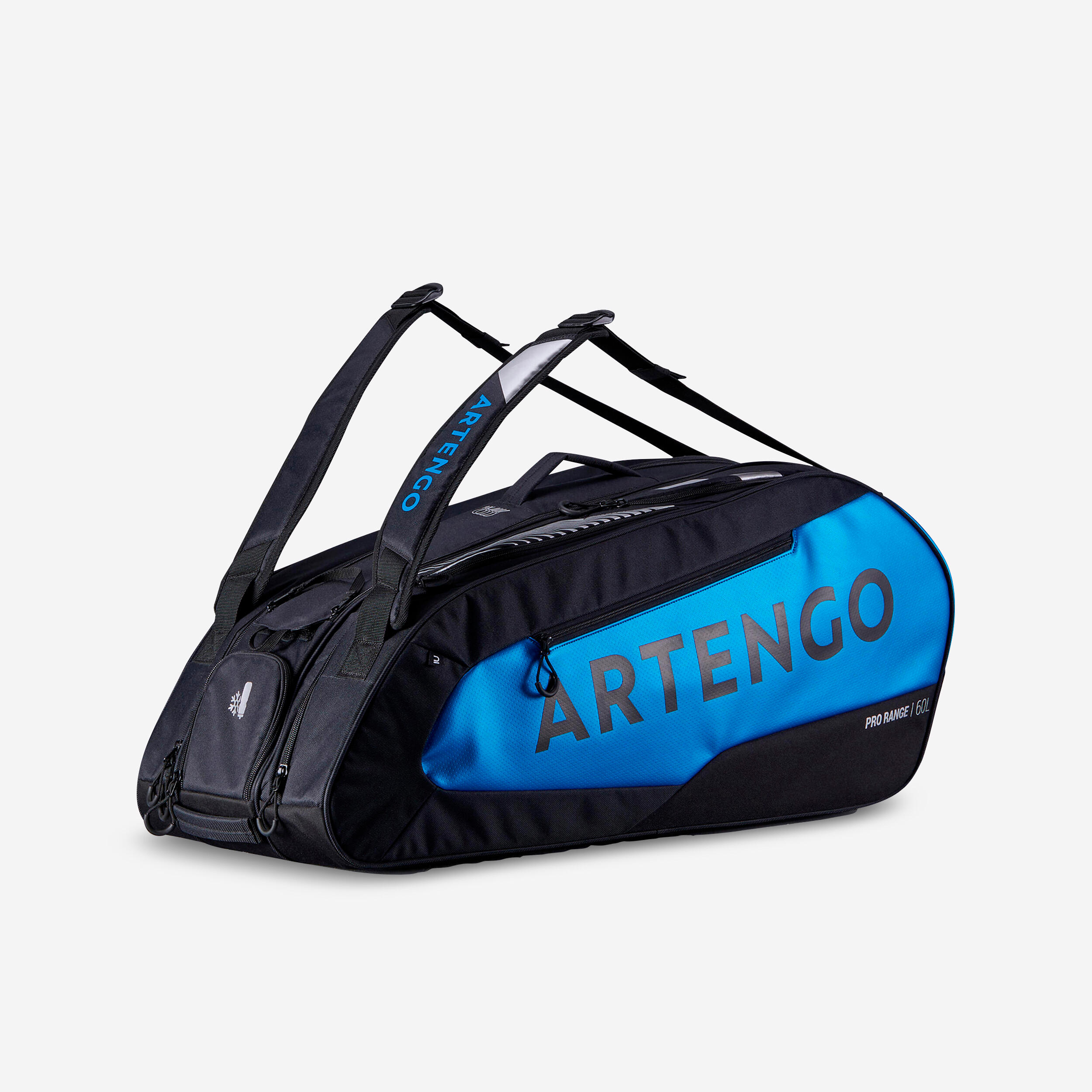 Saco de ténis thermobag - artengo l pro 9 raquetes azul spin