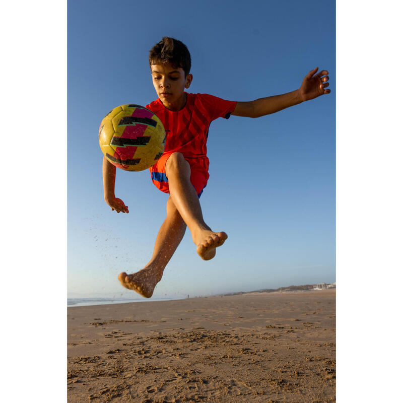 Fussball Grösse 5 - Learning Ball Light gelb/rosa 