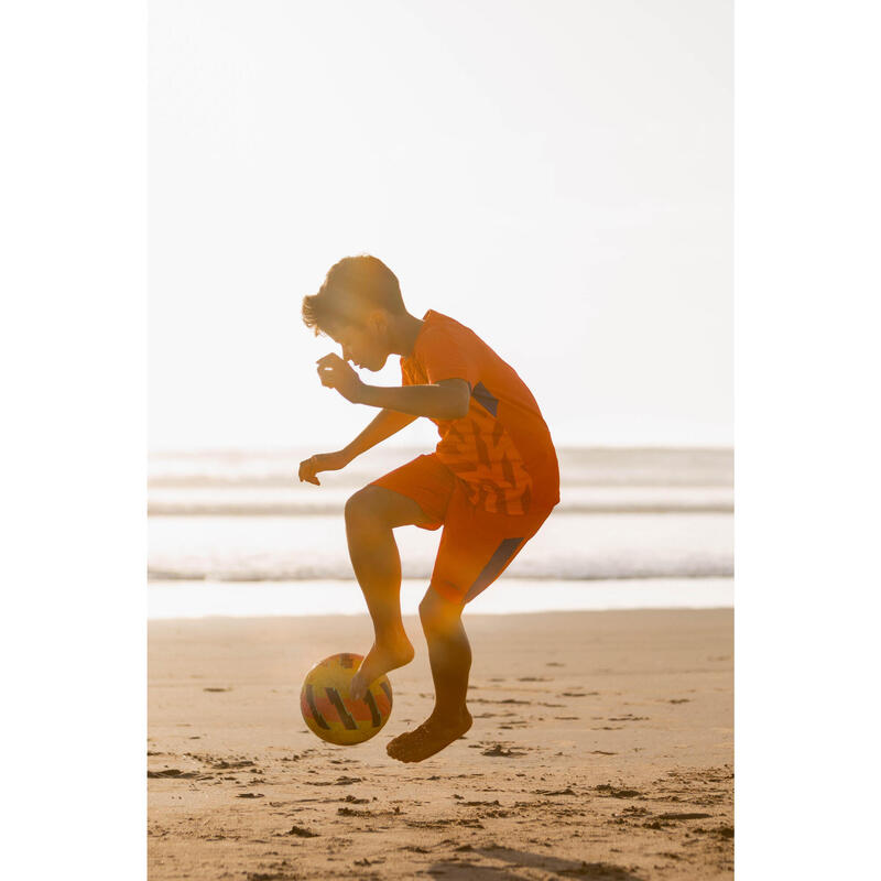 Fussball Grösse 5 - Learning Ball Light gelb/rosa 