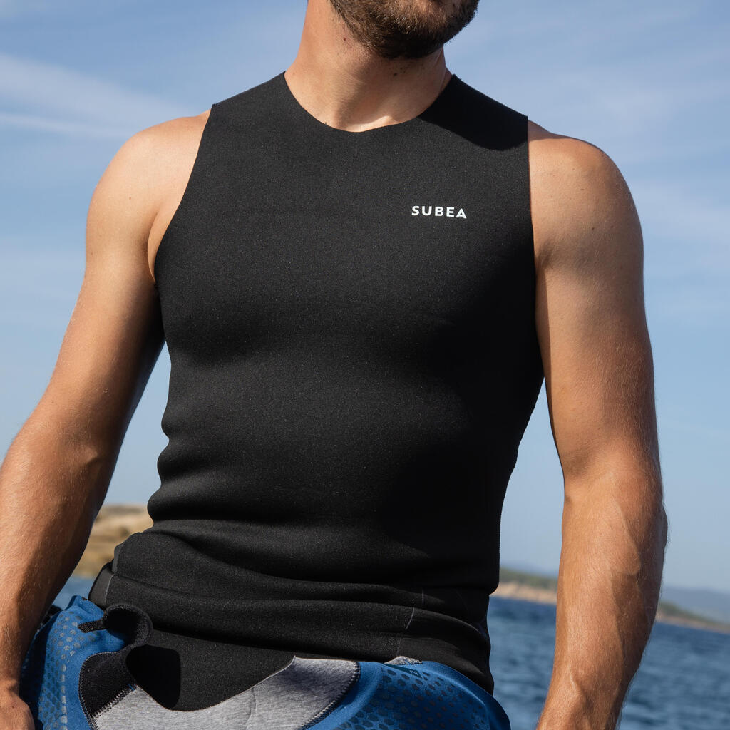 POLERA NEOPRENO SIN MANGAS BUCEO SCD 2 MM