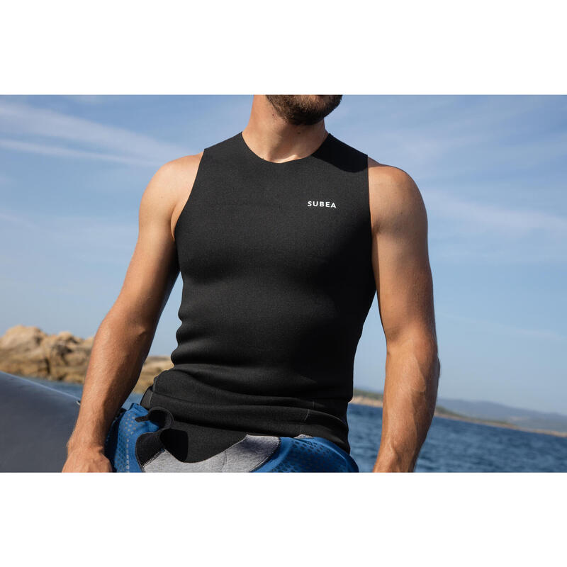 Maglia subacquea neoprene 2 mm nera