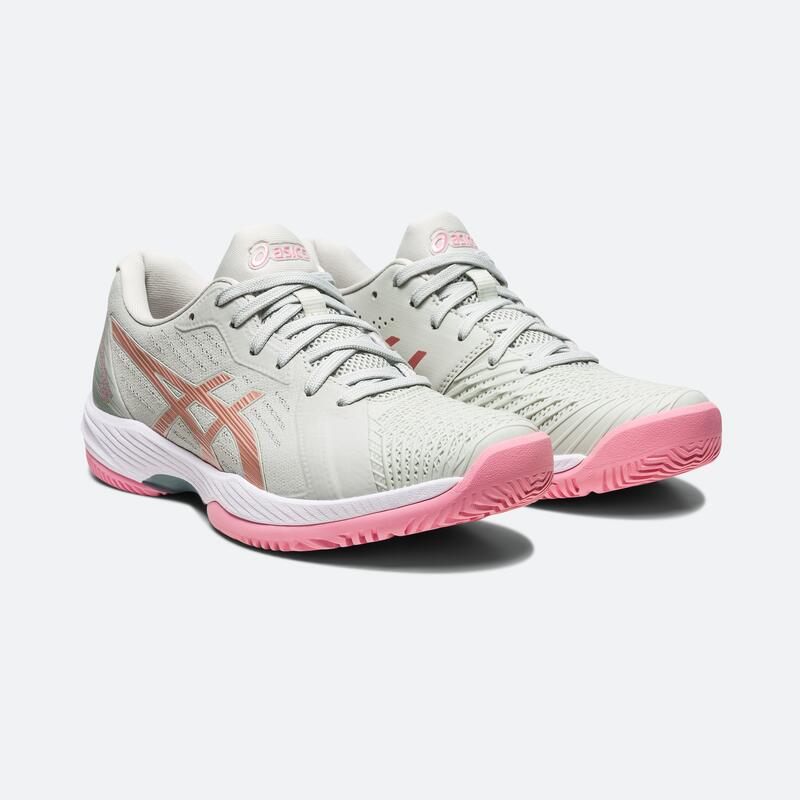 Chaussures de padel femme - Asics Solution FF grise