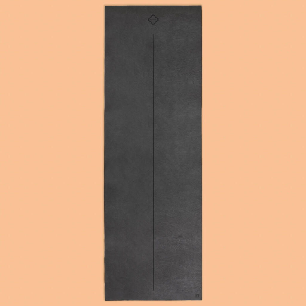 Yogamatte Einsteiger 180 × 59 cm × 5 mm - dunkelgrau 