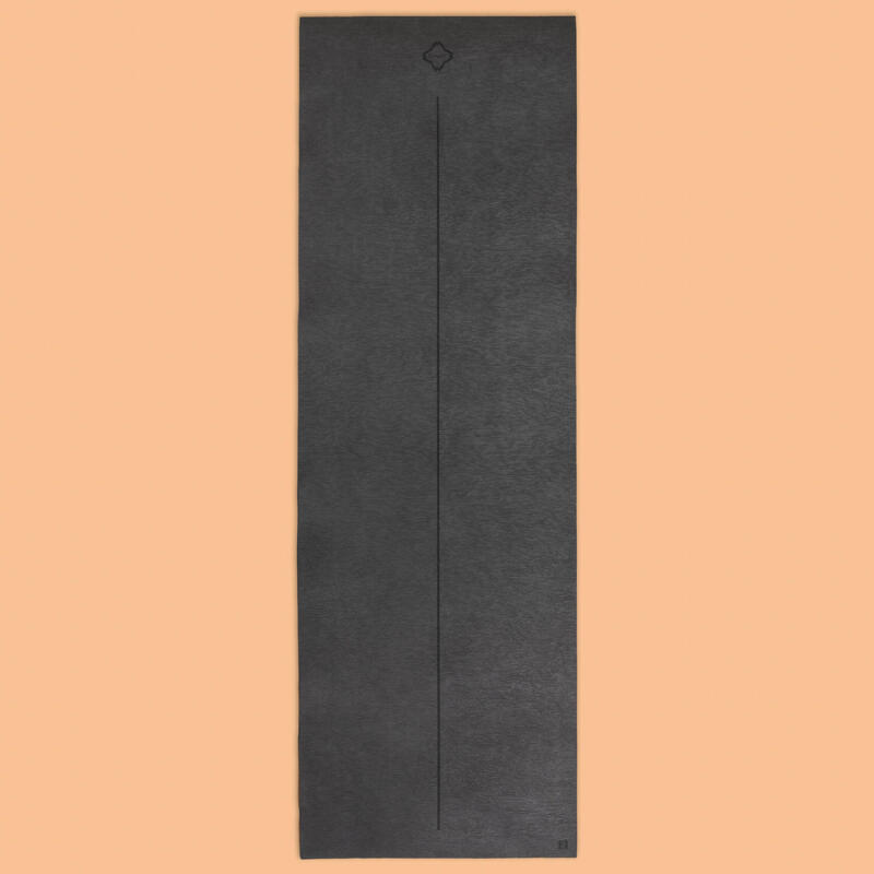 YOGAMAT VOOR BEGINNERS 180 X 59 CM X 5 MM DONKERGRIJS