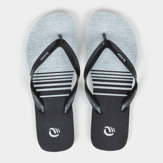 Flip-Flops Men 120 Pool Beach Swimming Lightweight Comfortable Casual Summer Wear Gear - Black