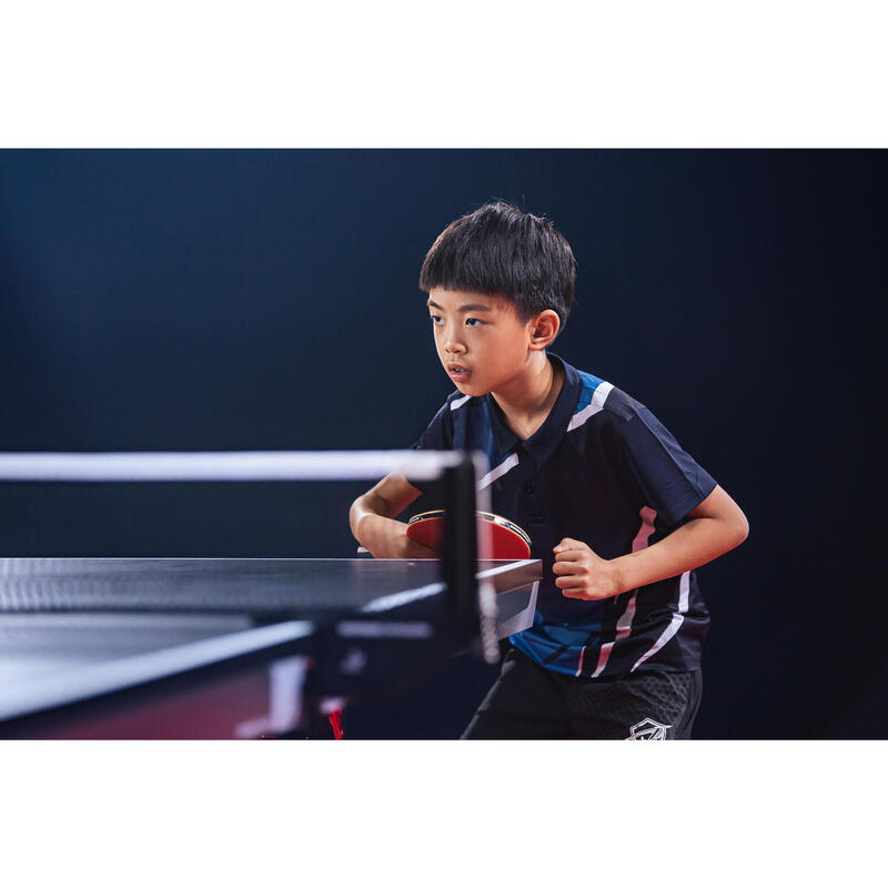 Kids' Table Tennis Polo TTP590 - Blue