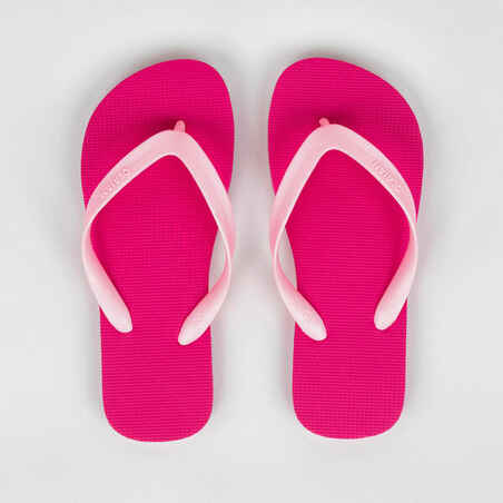 Girls' Flip-Flops - 100 New Pink